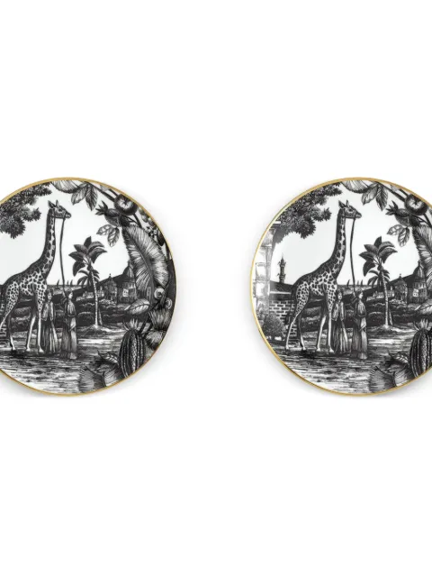 Simone Guidarelli Home Sunset Safari bread plates (set of two)