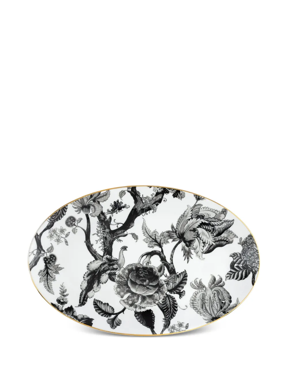 Simone Guidarelli Home Secret Garden oval platter - Weiß