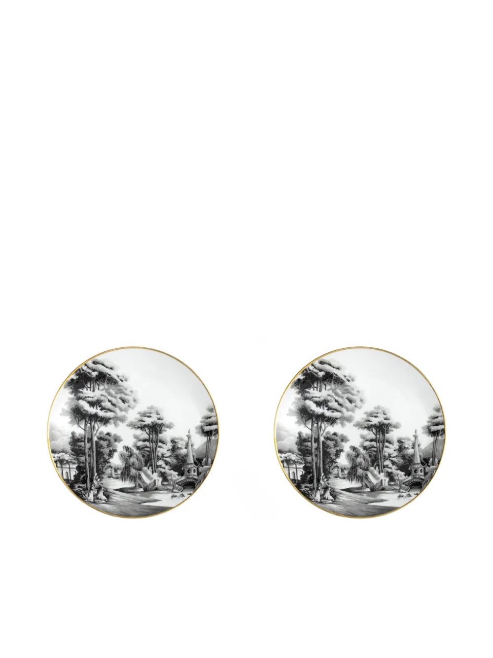 Simone Guidarelli Home Imperial Garden plate set (set of two) - Weiß