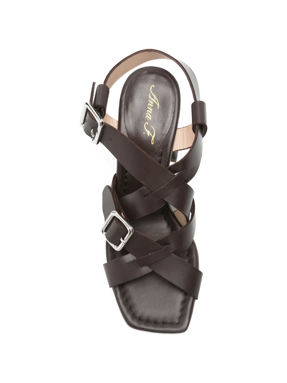 Anna F. buckle-strap heeled sandals Bruin