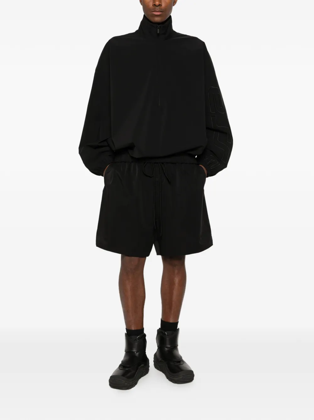 FEAR OF GOD ESSENTIALS Active Trace trainingsjack met halve rits Zwart