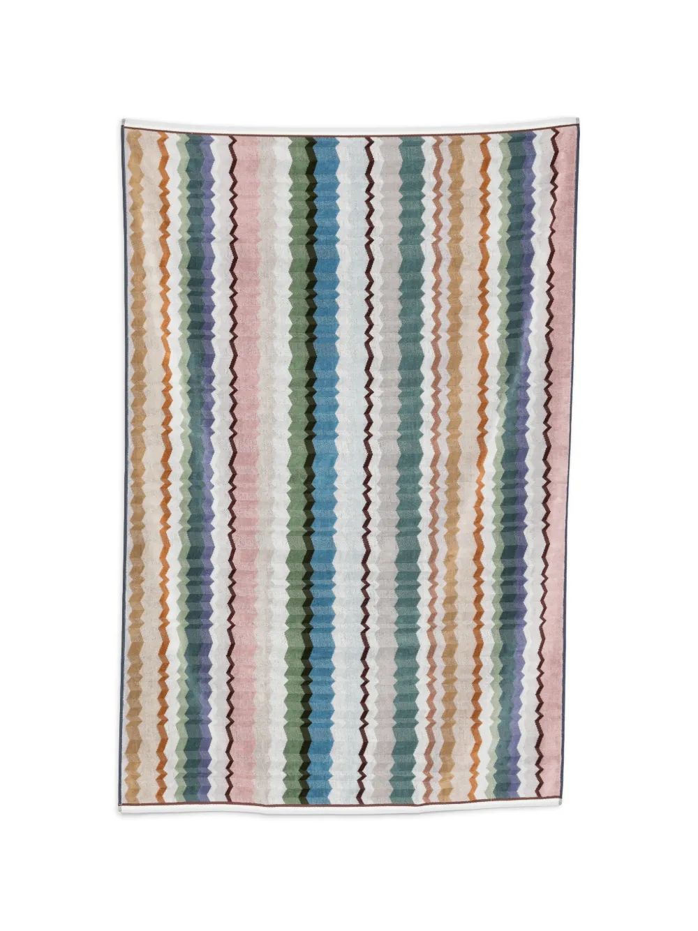 Missoni Home zigzag-pattern towel - Toni neutri