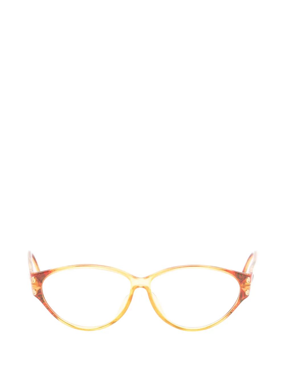 Christian Dior Pre-Owned 2010s printed glasses - Nude