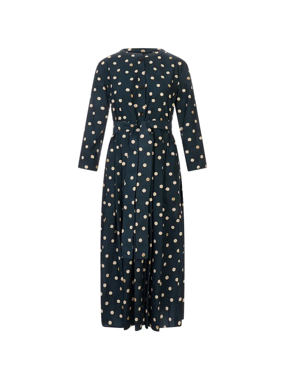 'S Max Mara polka-dot belted dress - Blu