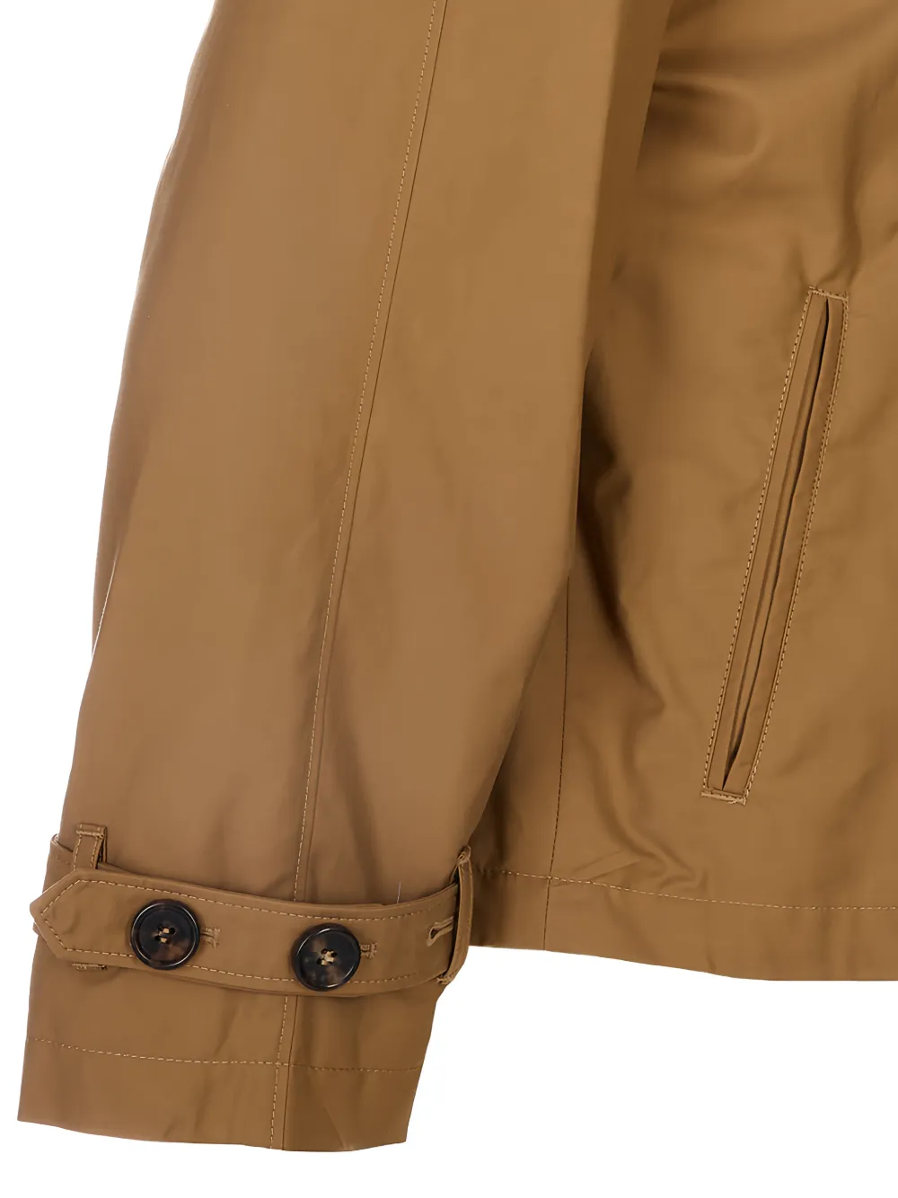 Max Mara Jack met dubbele rij knopen Beige