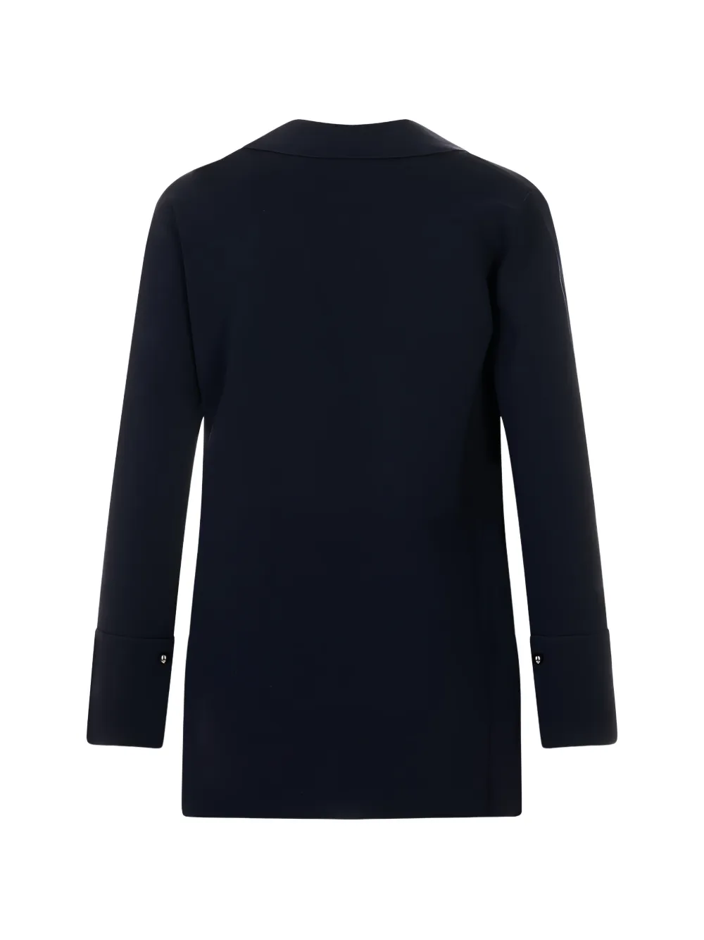  Max Mara Jersey Con Logo Bordado - Azul 