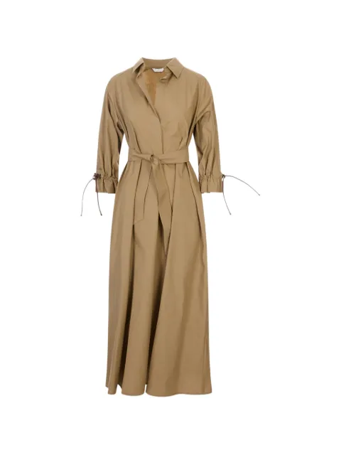 Max Mara платье с кулисками на манжетах