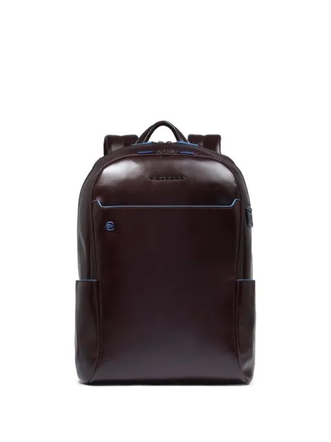 PIQUADRO 15.6" leather laptop backpack