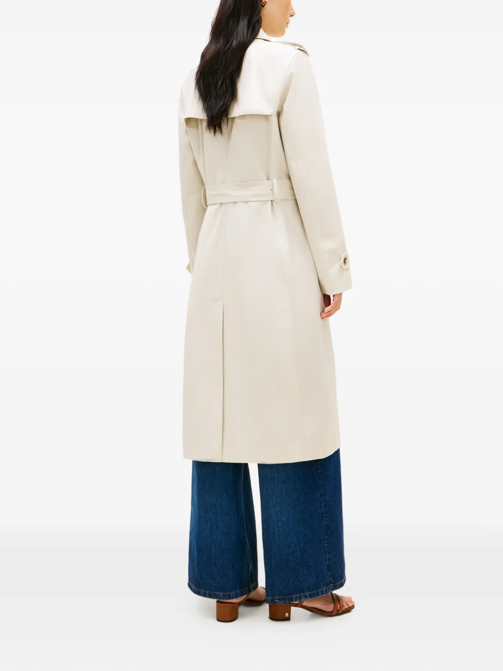 Tommy Hilfiger Trenchcoat met dubbele rij knopen Beige