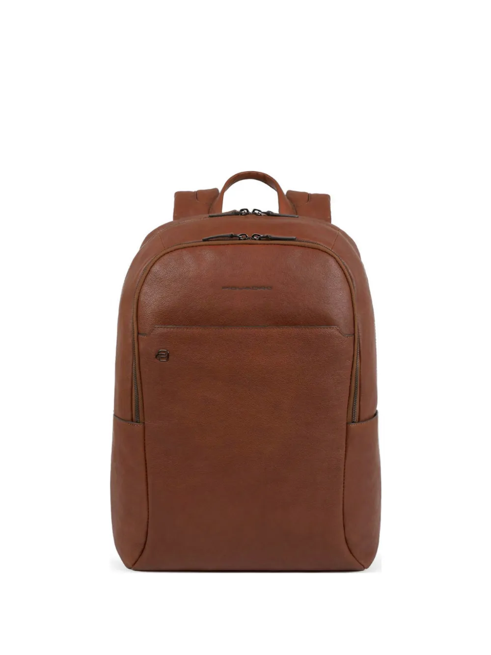 PIQUADRO grained-leather backpack | 브라운 | Image 1