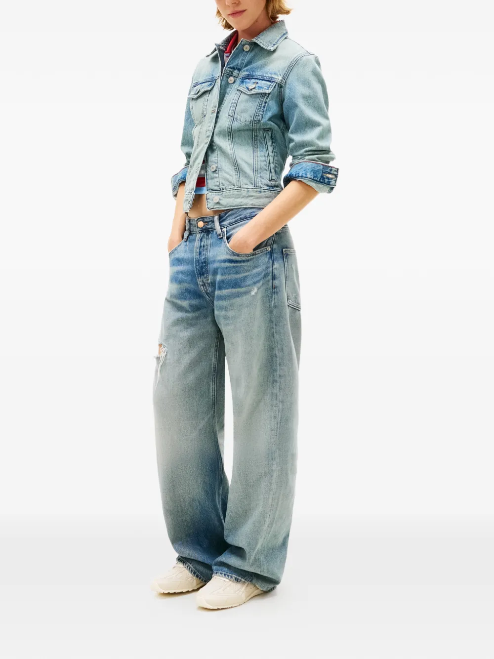 Tommy Jeans Denim jack Blauw