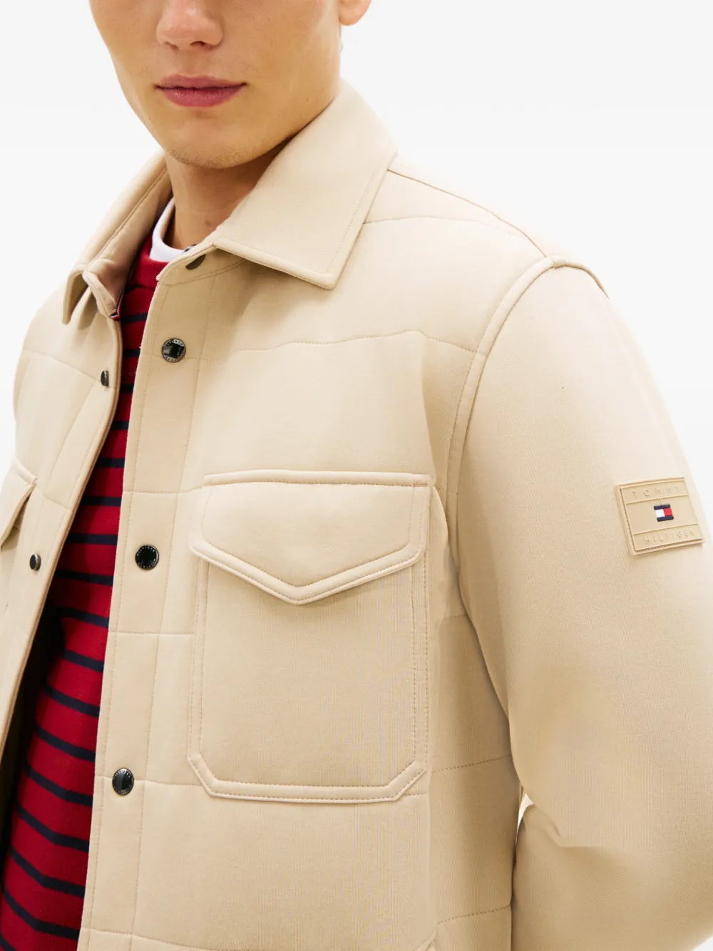 Tommy Hilfiger Gewatteerd jack Beige