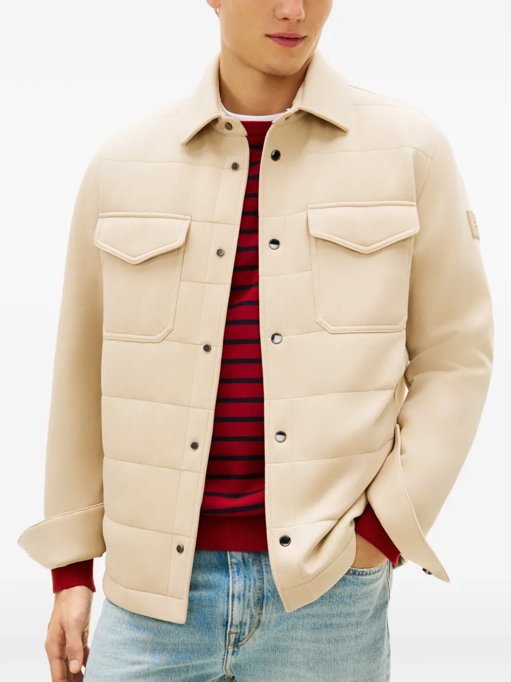 Tommy Hilfiger Gewatteerd jack Beige