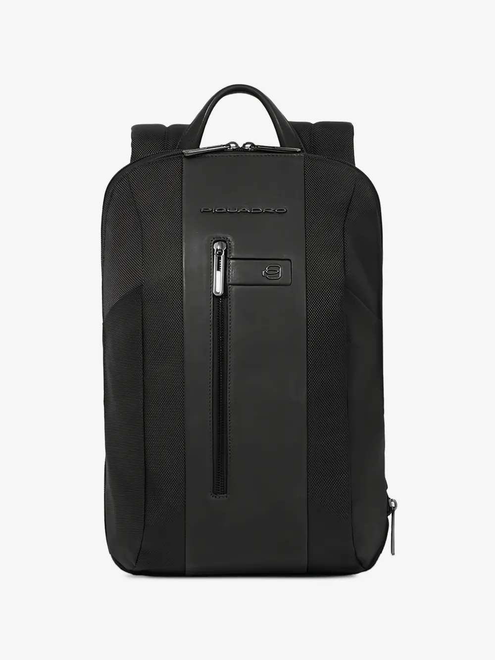PIQUADRO expandable slim backpack | Black | Image 1
