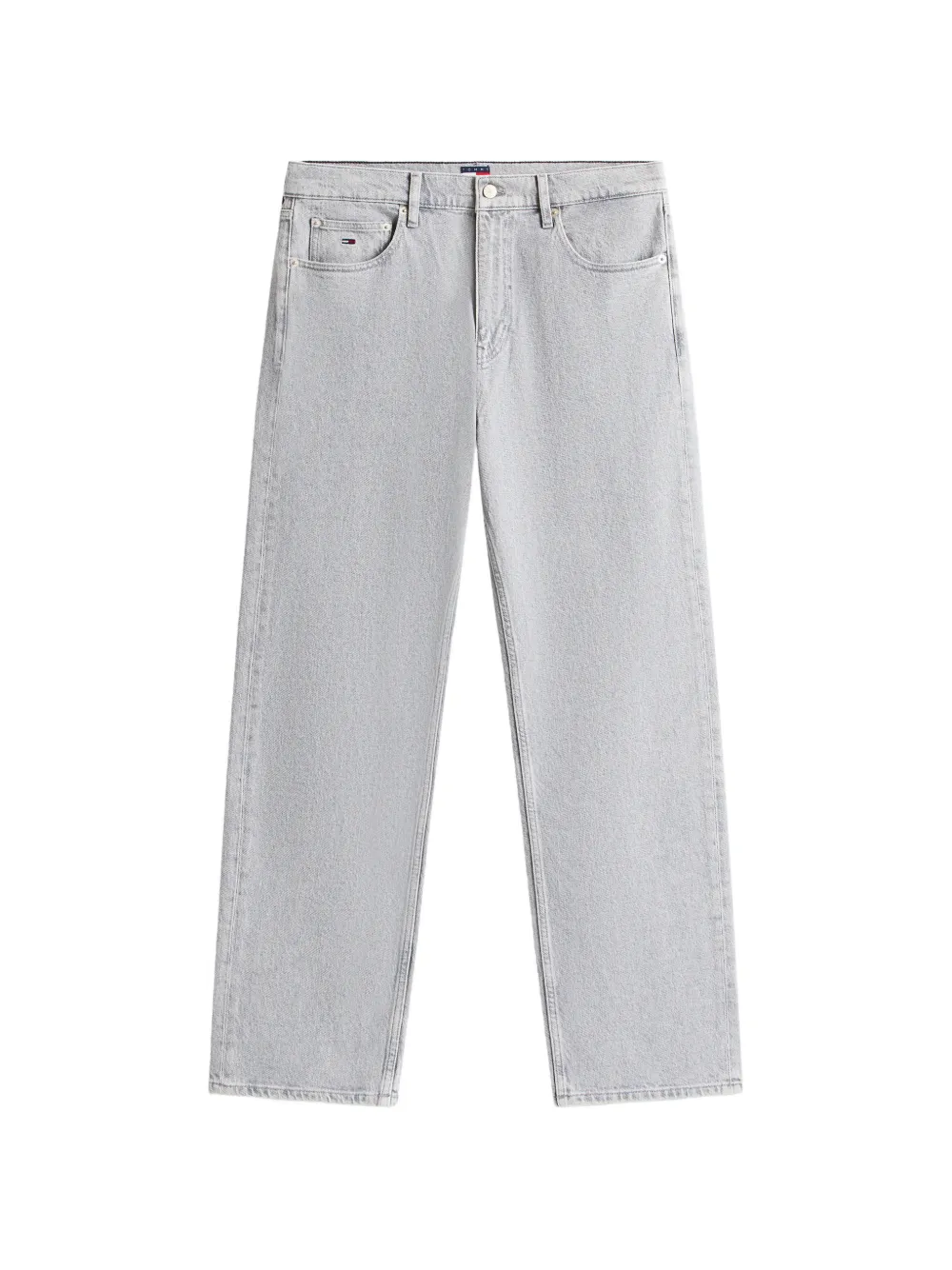 Tommy Jeans logo-embroidered jeans - Grigio