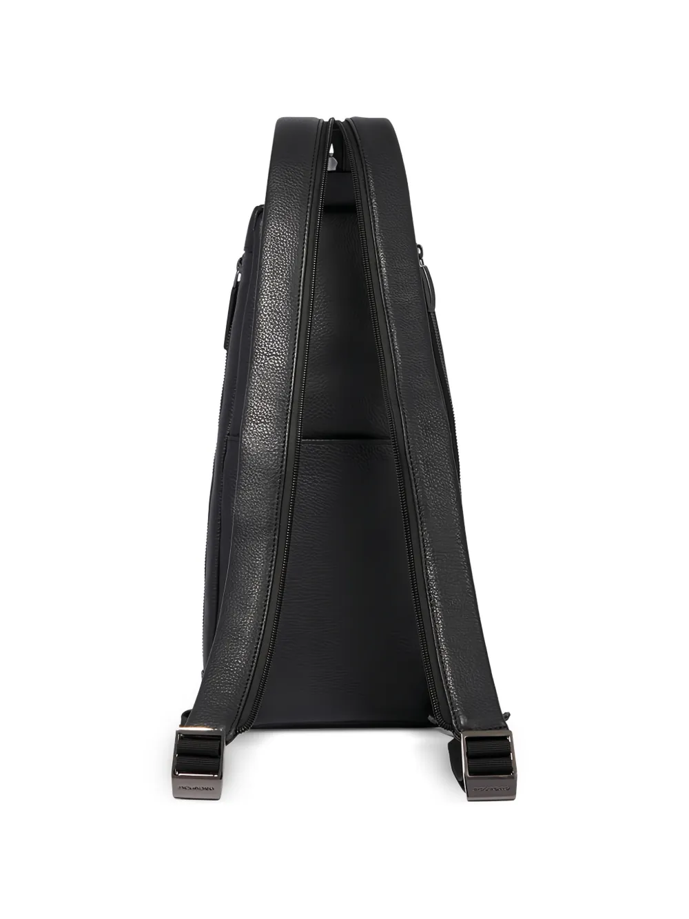 PIQUADRO Modus Restyling leren sling tas Zwart