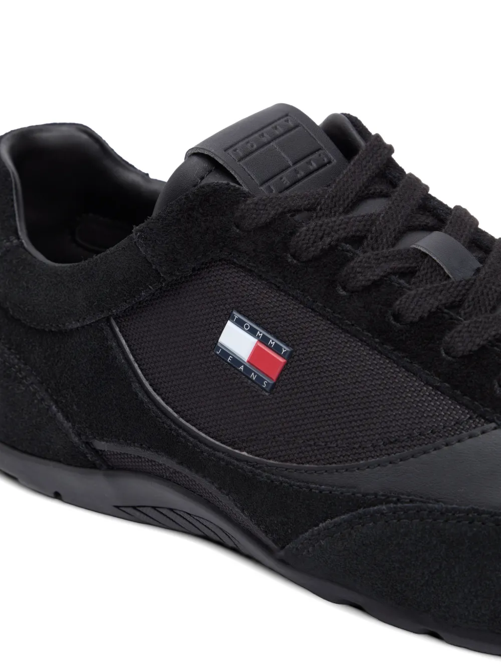 Tommy Jeans logo-detail sneakers Zwart