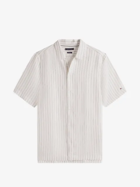 Tommy Hilfiger New York Label striped short-sleeve shirt
