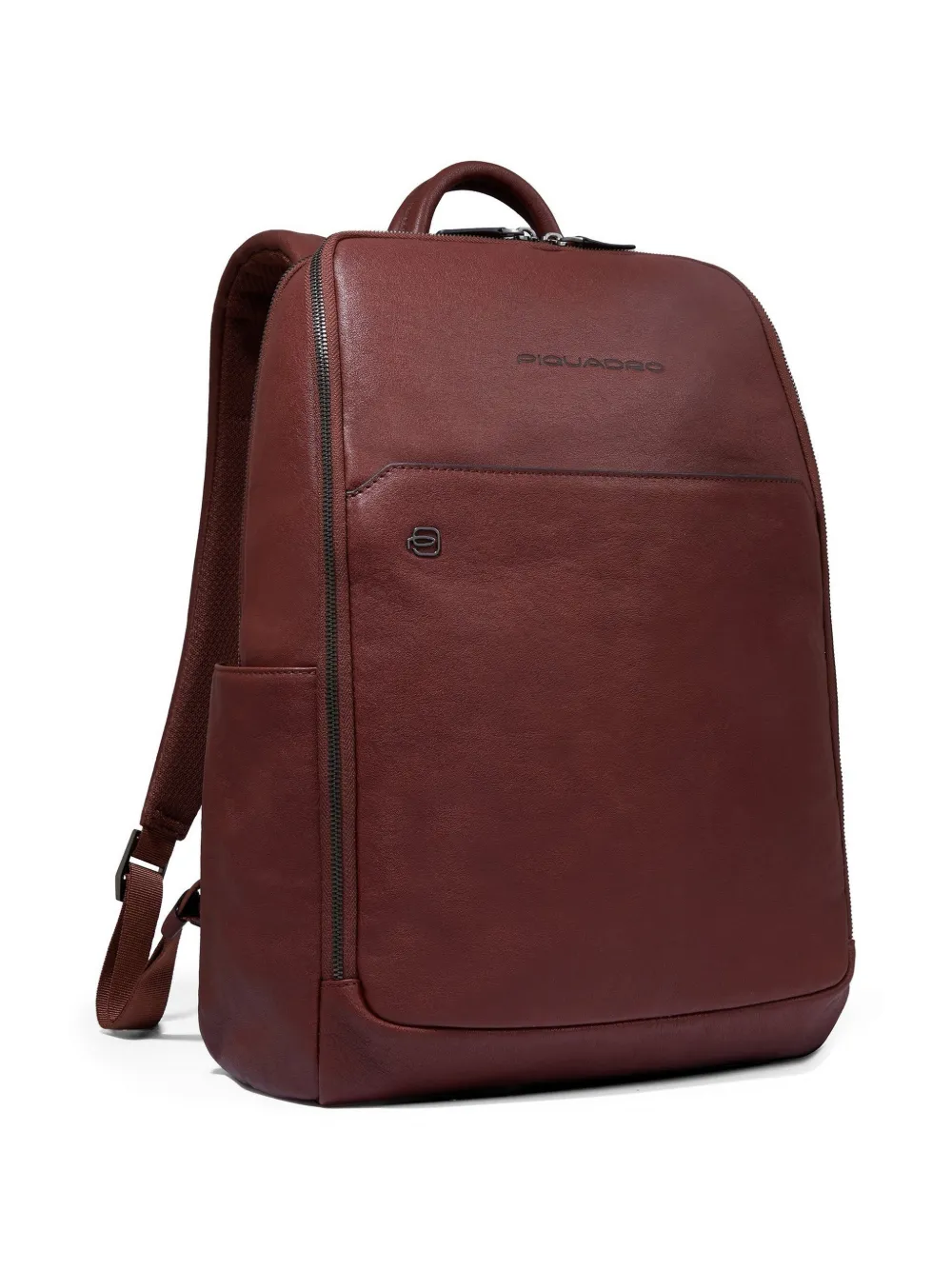 PIQUADRO Leren laptoprugzak Bruin