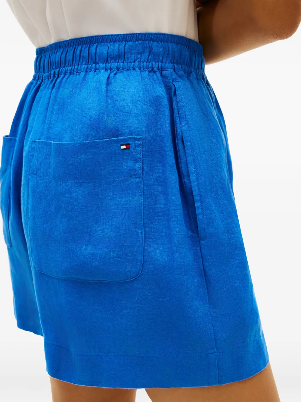 Tommy Hilfiger Shorts met trekkoordtaille Blauw