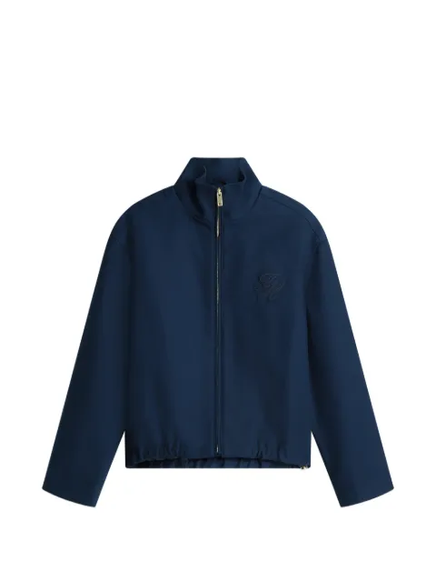 Tommy Hilfiger embroidered-logo high-neck jacket