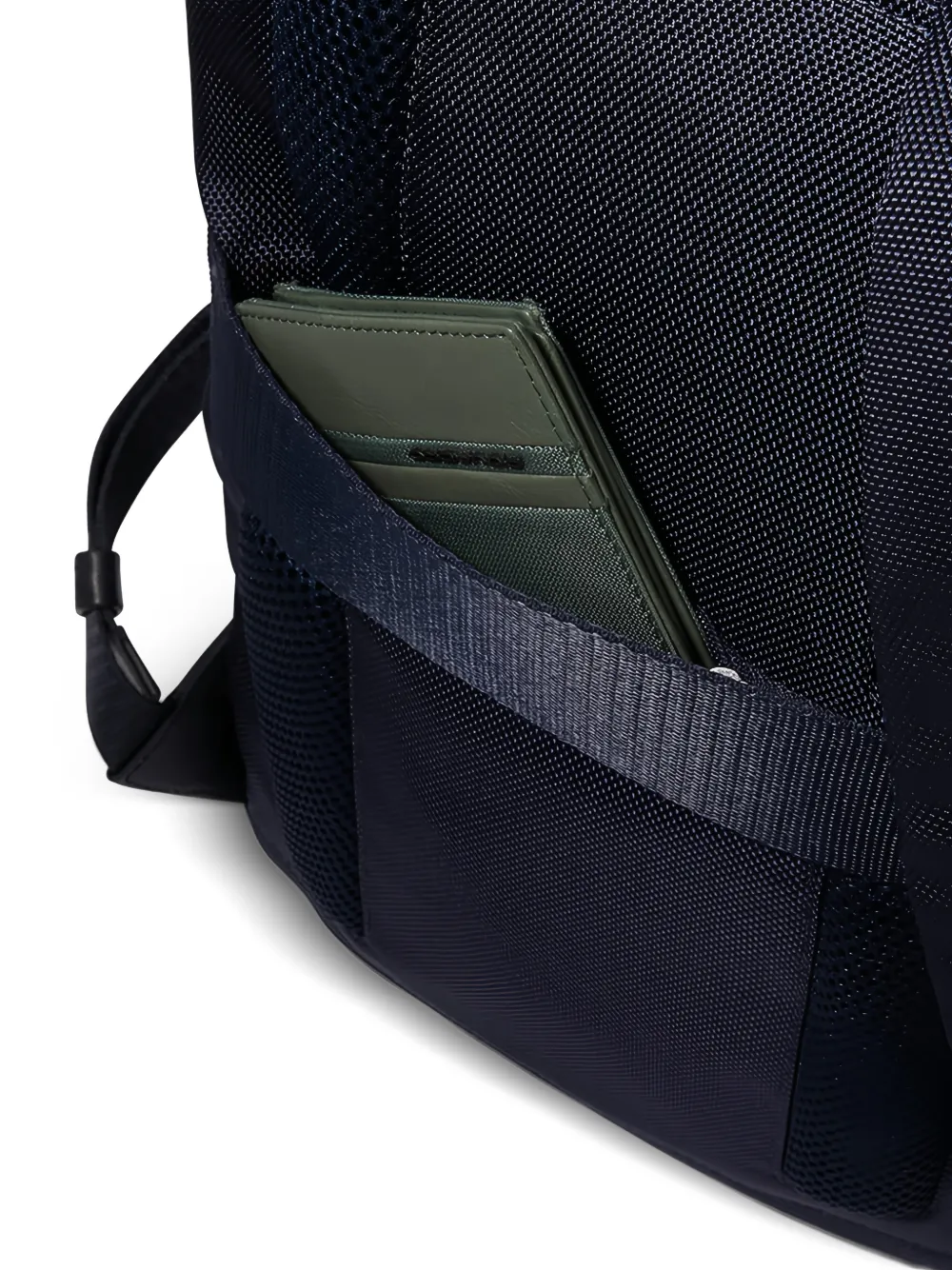 PIQUADRO Uitbreidbare laptop rugzak Blauw