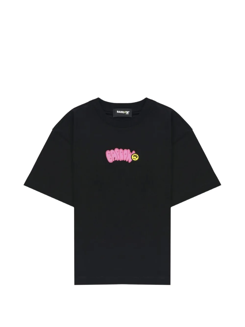 Barrow kids logo graphic T-shirt - Nero