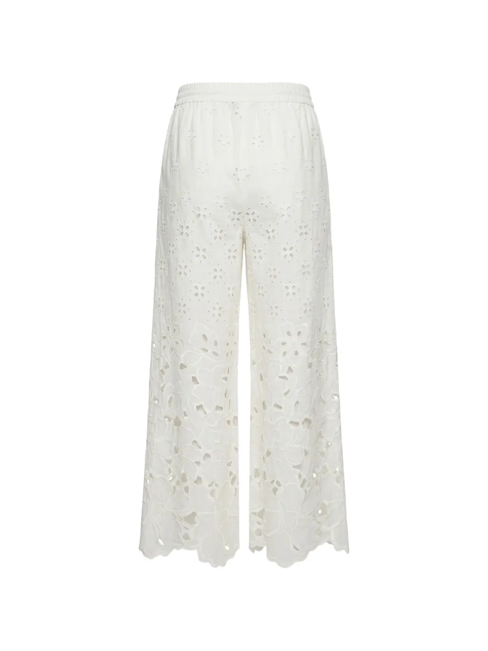 Ermanno Scervino Opengewerkte broek Wit