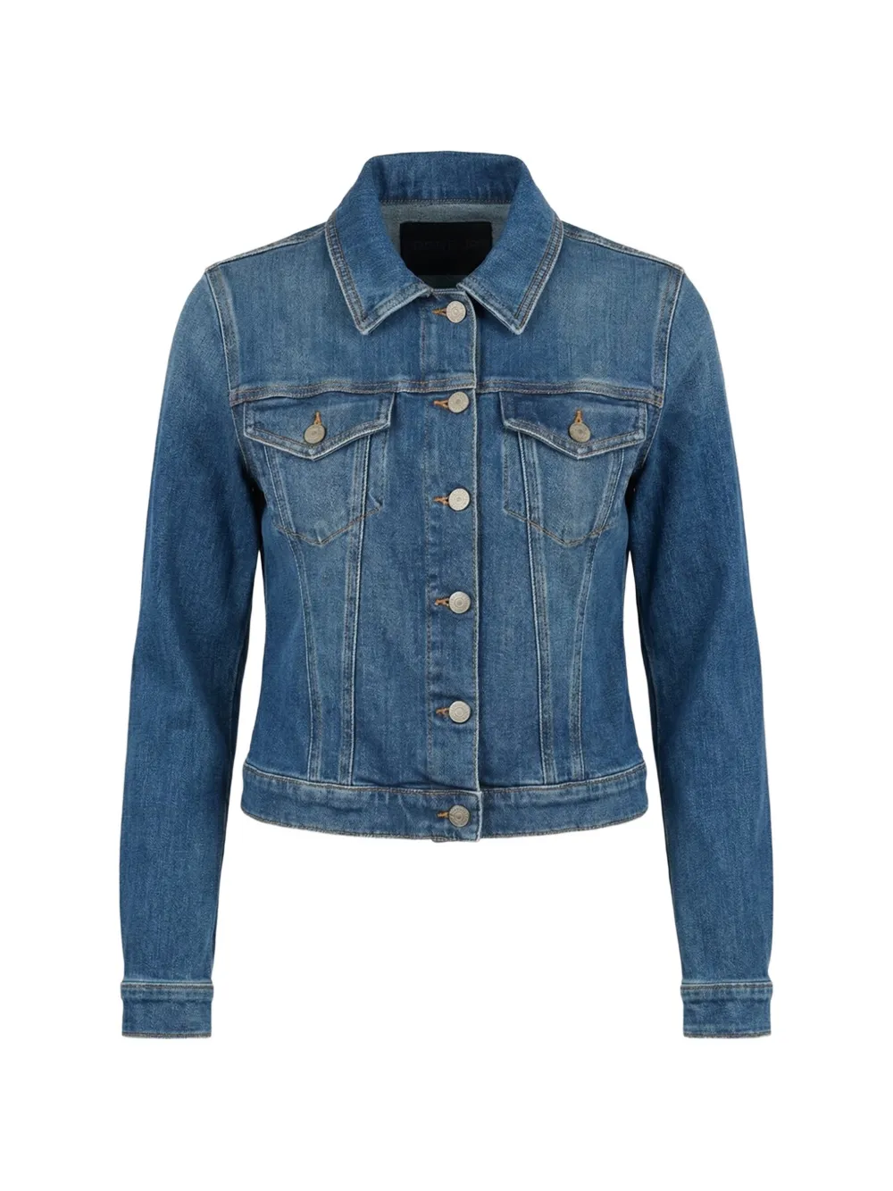 DONDUP faded-effect denim jacket - Blu