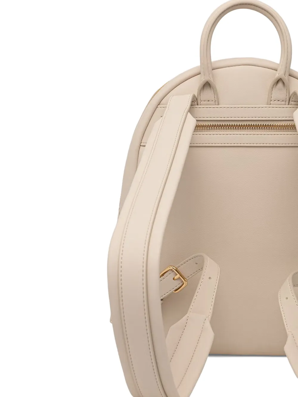 Love Moschino Rugzak met logoplakkaat Beige