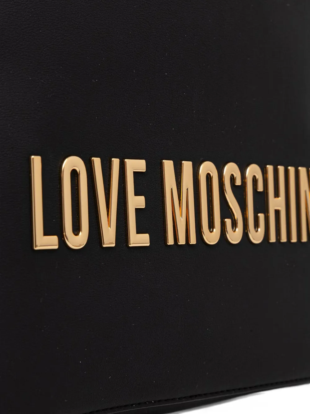 Love Moschino Rugzak met logoplakkaat Zwart