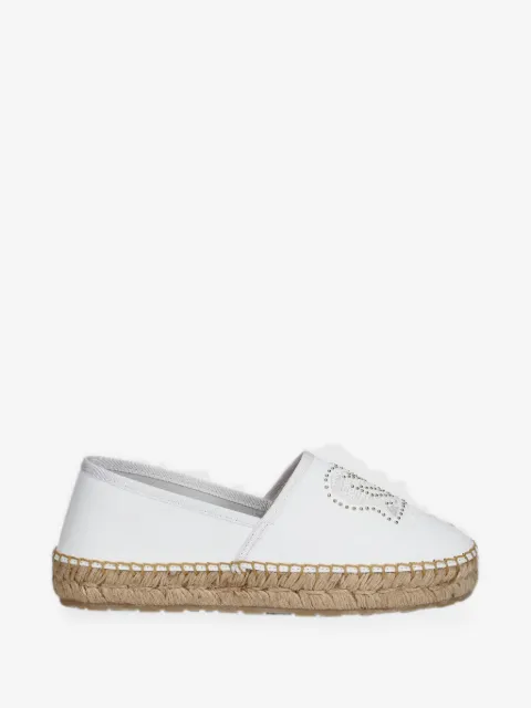 Love Moschino embellished heart espadrilles