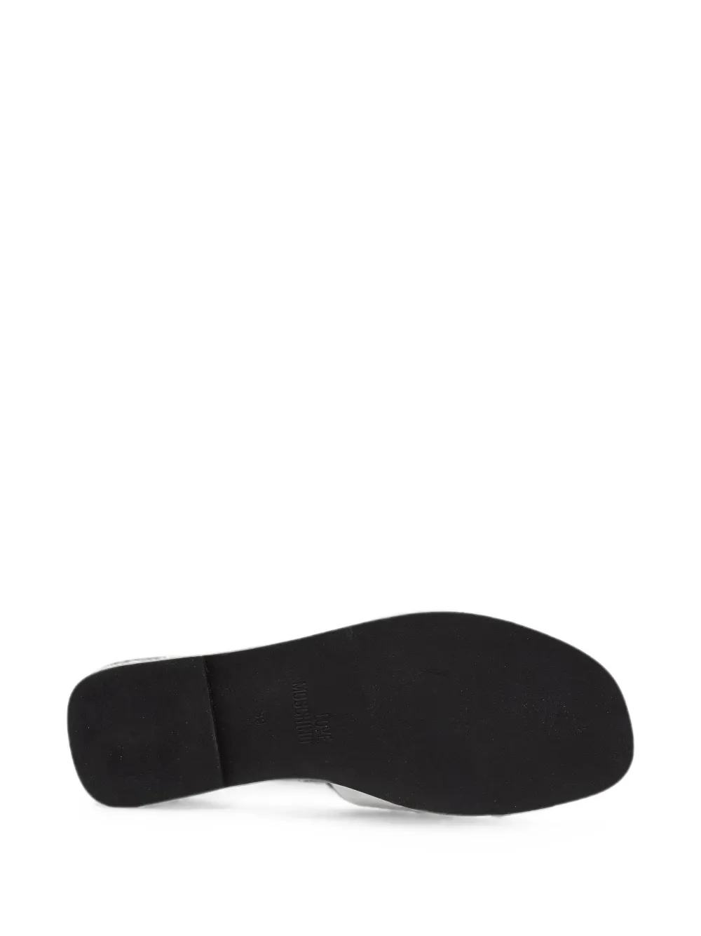Love Moschino heart-motif sandals Wit