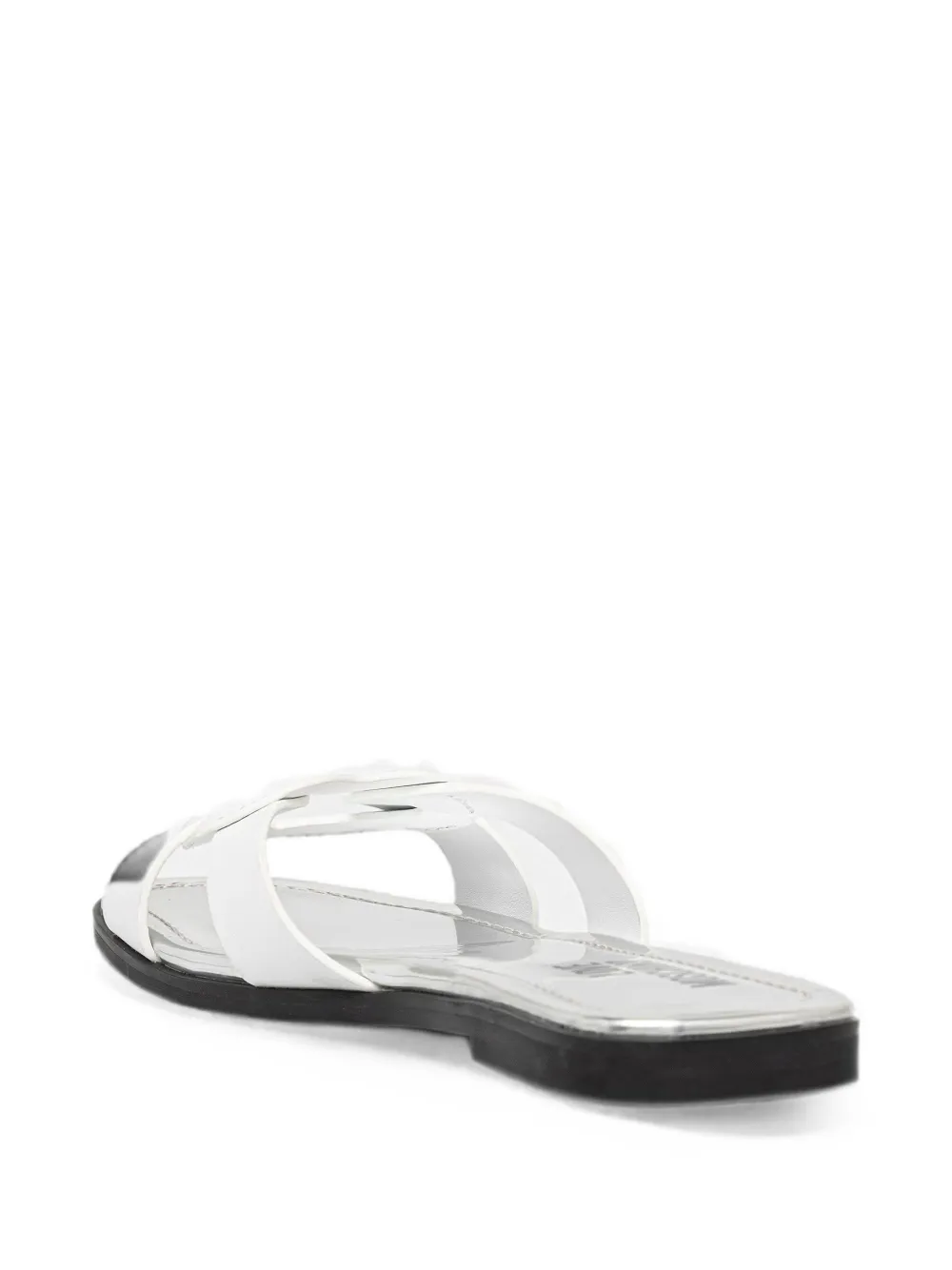 Love Moschino heart-motif sandals Wit