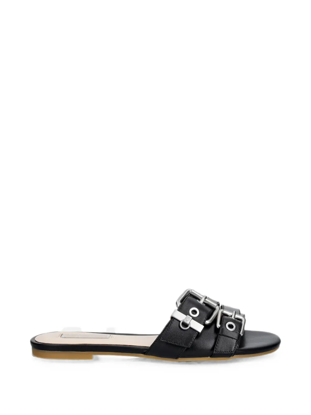 LIU JO buckle-detail eyelet-embellished sandals - Schwarz