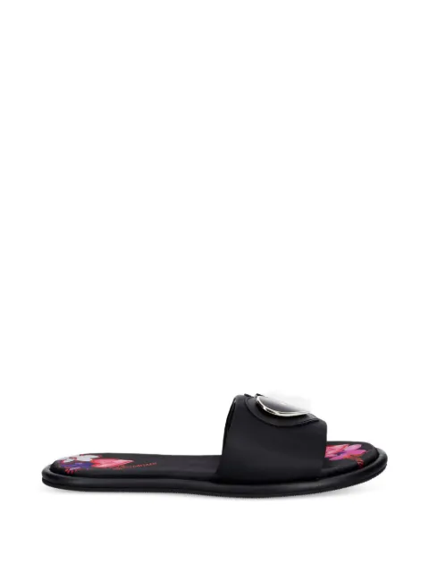 Love Moschino sandalias con placa de corazón