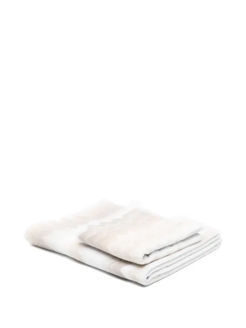 Missoni Home Giacomo zigzag-pattern towels (set of two)