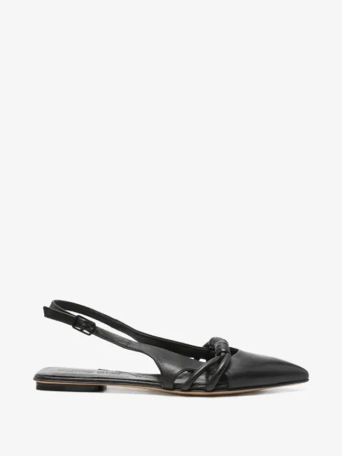 Pomme D´Or Slingback-Sandalen mit Knoten