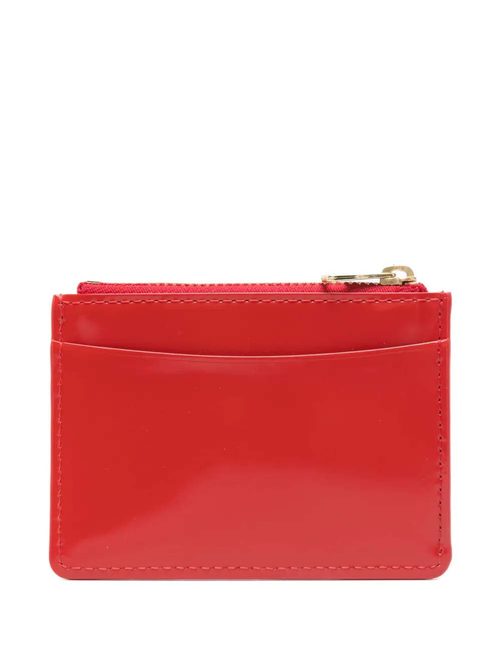 A.P.C. Pasjeshouder met ritssluiting en logo-print Rood
