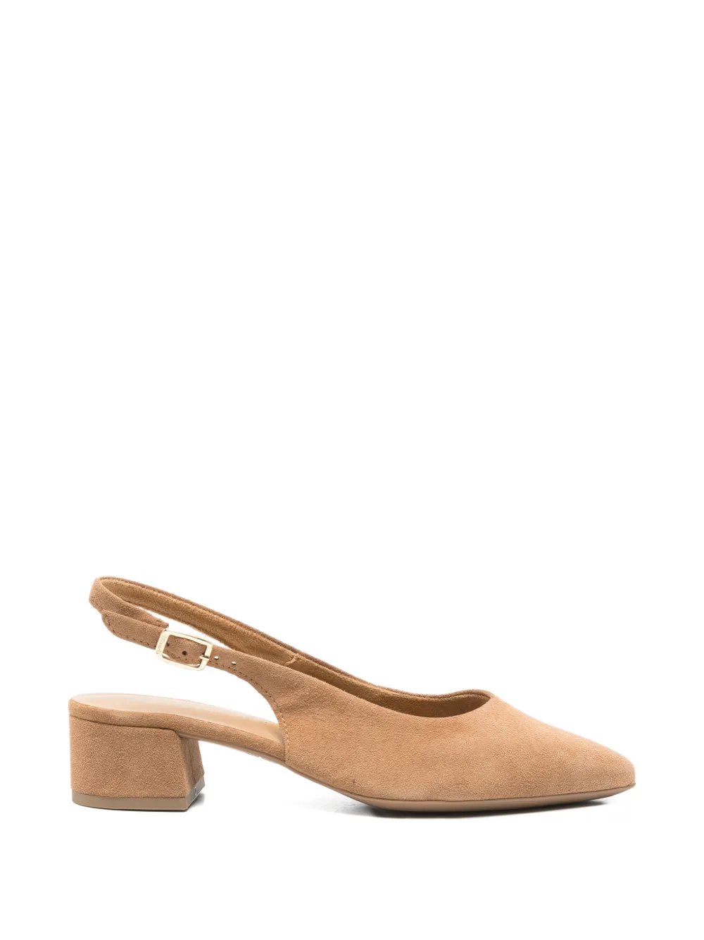 TAMARIS Suède slingback pumps Beige