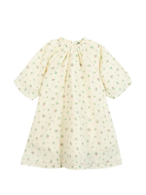 Bonton Nectar floral lace-embellished dress