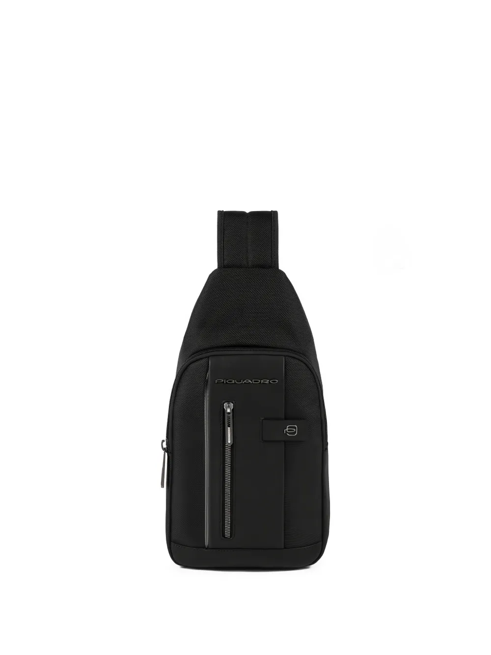 PIQUADRO logo-plaque sling bag - Black