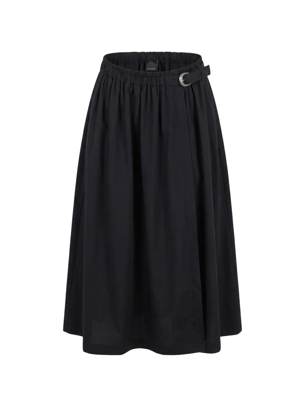 PINKO Calimera buckle-strap skirt - Nero