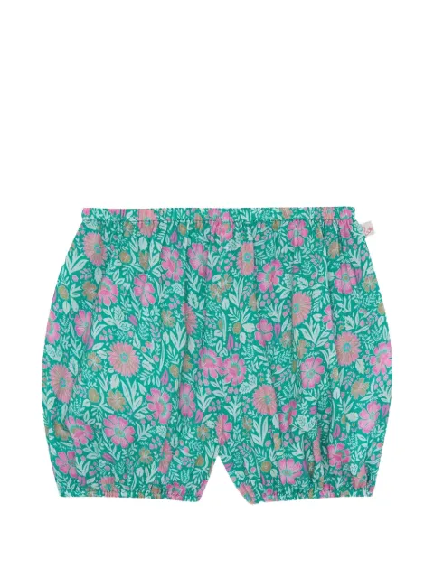 Bonton floral-print gathered shorts