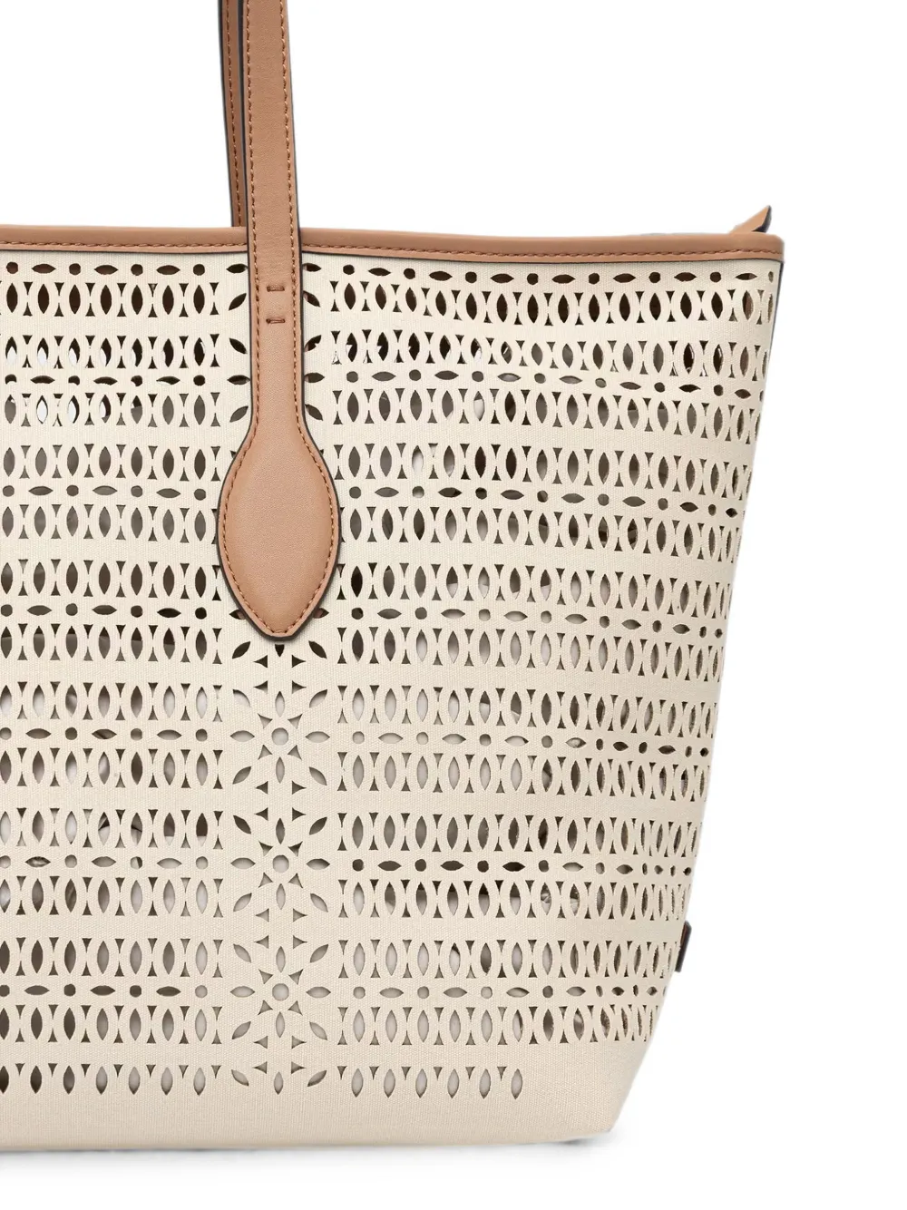 GIANNI CHIARINI Mashup shopper met uitgesneden details Beige