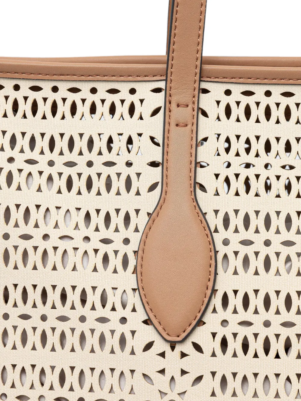 GIANNI CHIARINI Mashup shopper met uitgesneden details Beige