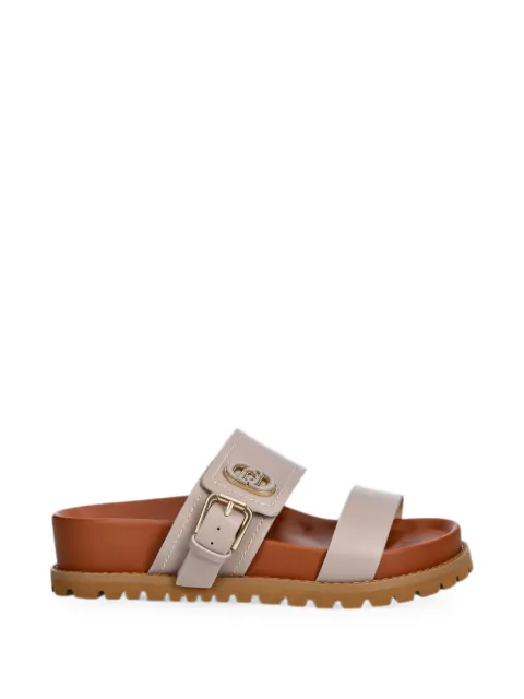 LIU JO sandalias con hebilla y placa del logo