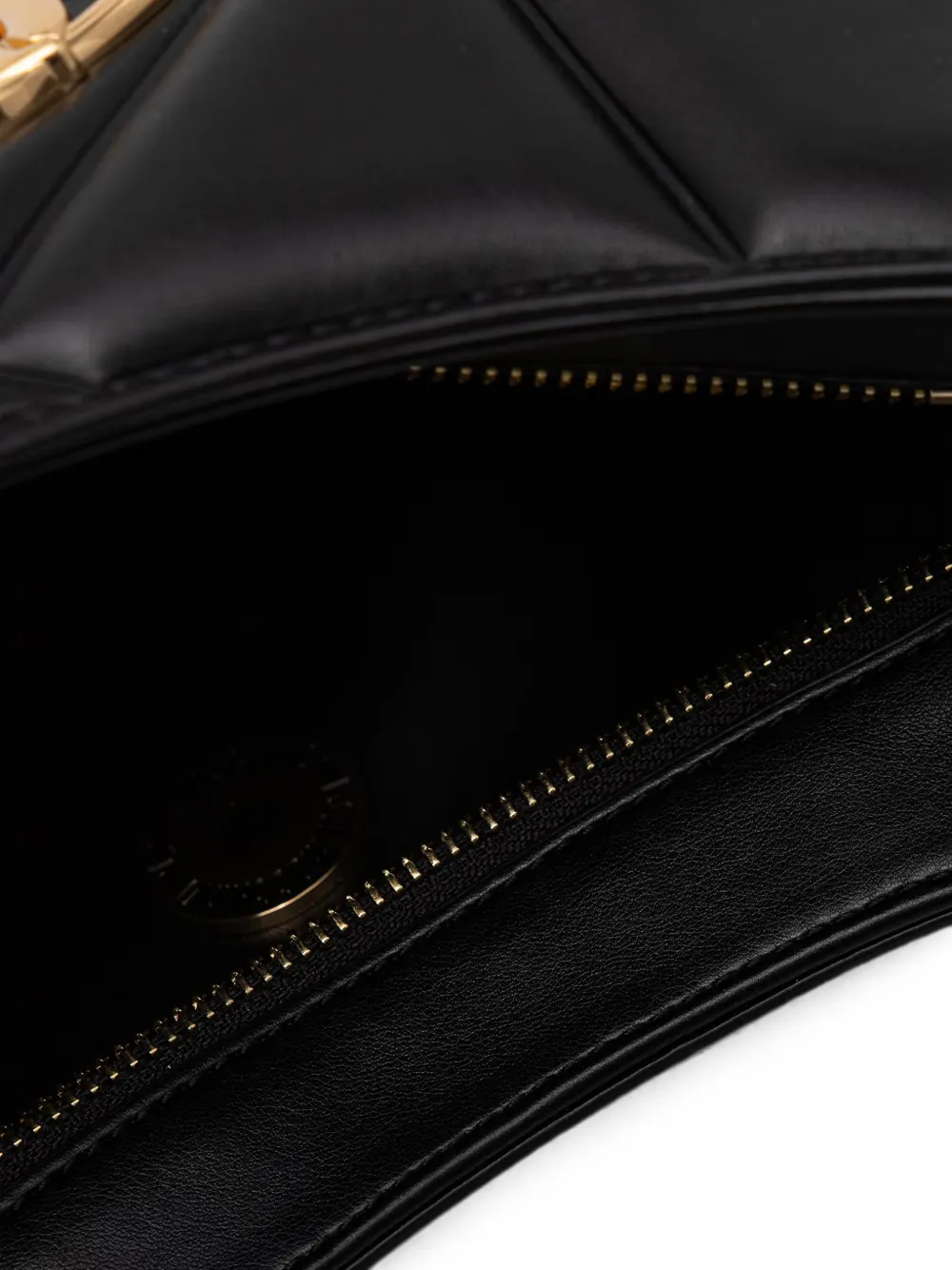 Love Moschino Shopper met logoplakkaat Zwart