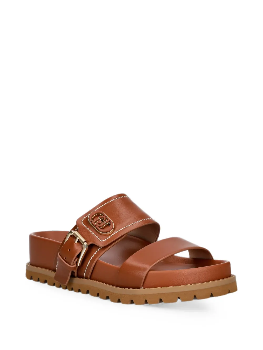 LIU JO buckle-fastening sandals Bruin
