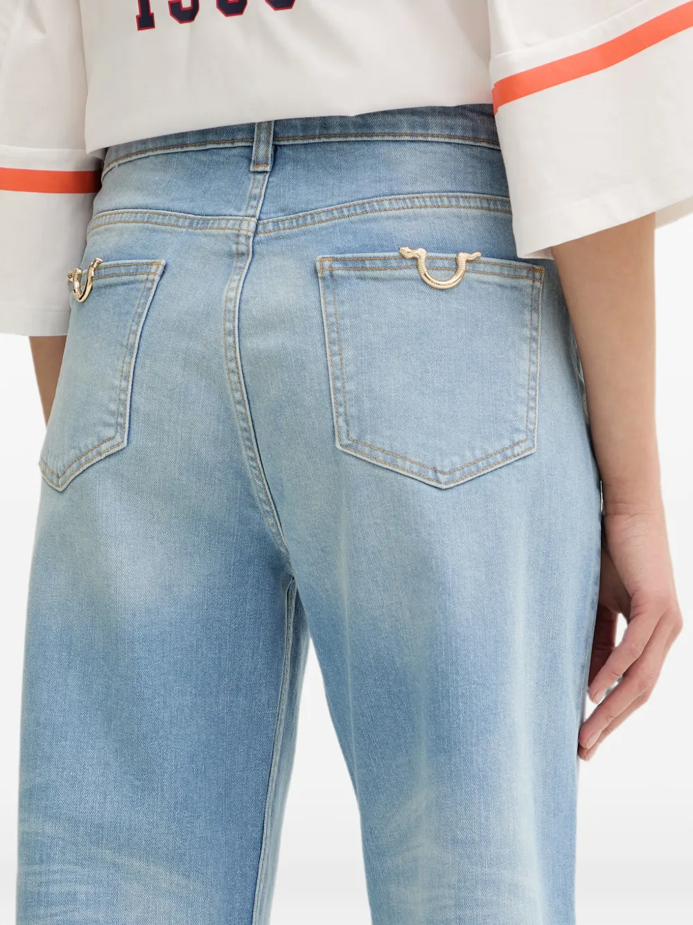 Just Cavalli Jeans met vervaagd-effect Blauw